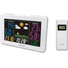 Image de Horloge + Station Météo - Denver - Blanc - Intérieur - Piles - Mixte