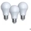 Image de Ampoule à LED - DENVER - SHL-340 - E27 9W 806 lm - RGB multicolore - Wi Fi Pack 3