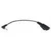 Image de Câble Jack 2.5 Mm Standard Quick Disconnect-noir