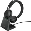 Image de Jabra Evolve2 65, Ms Stereo Auricolare Wireless A Padiglione Ufficio Usb Tipo A Bluetooth Nero