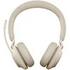 Image de Jabra Evolve2 65 Casque Sans Fil Arceau Bureau/centre D'appels Usb Type-c Bluetooth Beige