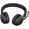 Image de Jabra Evolve2 65 UC Stereo - Micro-casque - sur-oreille - Bluetooth - sans fil - USB-C - isolation acoustique - noir - avec support de chargement en occasion ou reconditionné