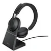 Image de Jabra Evolve2 65 MS Stereo - micro-casque - avec support de chargement