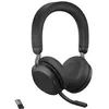 Image de Micro-casque - JABRA - Evolve2 75 - Bluetooth sans fil et filaire - Suppresseur de bruit actif - USB-A