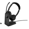 Image de Jabra Evolve2 55 UC Stereo - micro-casque - avec support de chargement