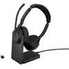 Image de Jabra 25599-999-889 Cuffia E Auricolare Con Cavo E Senza Cavo A Padiglione Ufficio Bluetooth Base Di Ricarica Nero