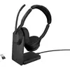 Image de Jabra 25599-999-989 Cuffia E Auricolare Con Cavo E Senza Cavo A Padiglione Ufficio Bluetooth Base Di Ricarica Nero