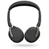 Image de Casque jabra evolve2 65 flex arceau pliable bluetooth 5.2 noir avec socle de charge 164988