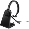 Image de Jabra Evolve 65 Te Casque Avec Fil &sans Fil Arceau Bureau/centre D'appels Usb Type-a Bluetooth Socle De Chargement Noi