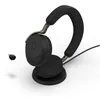 Image de Casque micro professionnel   Jabra Evolve3 75 MS Stereo   USB-A Bluetooth   Noir + Support casque