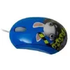 Image de Souris Filaire Lapins Crétins Bwaaaah (bleu)