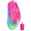 Image de Souris Steelseries gaming sans fil Aerox 3 Wireless Gen 2 Magenta Haze