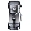 Image de Machine À Expresso Gastronoma Comptoir Black, Silver Ground Coffee 2 Tasses