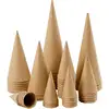 Image de Cones Ronds En Papier-mâché Creativ Company   Lot De 50 (hauteur 8-20 Cm, Diamètre 4-8 Cm)