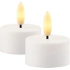 Image de 2 Bougies LED Chauffe-plat Rechargeables SILLE, Sirius 4 cm - Sirius