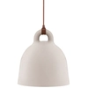 Image de NORMANN COPENHAGEN lampe à suspension BELL MEDIUM (Sable - Aluminium et corde en tissu)