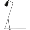Image de GUBI lampadaire GRÄSHOPPA Grashoppa (Jet-black - Métal)