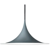 Image de GUBI lampe à suspension SEMI Ø47 cm (Gris anthracite brillant - Métal)