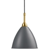 Image de GUBI lampe à suspension BESTLITE BL9S (Gris / Laiton - Métal)