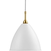 Image de GUBI lampe à suspension BESTLITE BL9M (Blanc / Laiton - Métal)