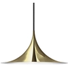 Image de GUBI lampe à suspension SEMI Ø30 cm (Laiton - Métal)
