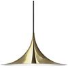 Image de GUBI lampe à suspension SEMI Ø47 cm (Laiton - Métal)