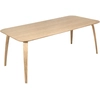 Image de GUBI table rectangulaire DINING TABLE (Chêne - Bois)