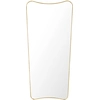 Image de GUBI miroir mural rectangulaire F.A.33 (146 x 70 cm - Verre et laiton)