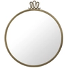 Image de GUBI miroir mural circulaire RANDACCIO (Ø 42 cm - Verre et laiton)