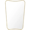 Image de GUBI miroir mural rectangulaire F.A.33 (80 x 54 cm - Verre et laiton)