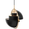 Image de GUBI lampe à suspension MULTI-LITE (Noir doux e laiton - Métal)