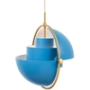 Image de GUBI lampe à suspension MULTI-LITE (bleu et laiton - Métal)