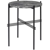 Image de GUBI table basse ronde structure noire TS Ø 40 x 51 cm (Gris Emperador - Marbre et métal)