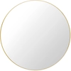 Image de GUBI miroir mural WALL MIRROR Ø 110 cm (Laiton - verre et métal)