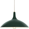 Image de GUBI lampe à suspension 1965 (Vert - Métal et verre)
