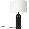 Image de GUBI lampe de table GRAVITY SMALL (Noir - métal et Tissu blanc)