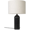Image de GUBI lampe de table GRAVITY LARGE (Noir - Marbre et Tissu Canvas)