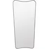 Image de GUBI miroir mural rectangulaire F.A.33 (146 x 70 cm - Verre et laiton noir)