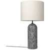 Image de GUBI lampadaire GRAVITY XL LOW (Gris - Marbre et Tissu Canvas)
