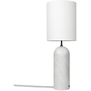 Image de GUBI lampadaire GRAVITY XL HIGH (Blanc - Marbre et Tissu blanc)