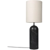 Image de GUBI lampadaire GRAVITY XL HIGH (Noir - Marbre et Tissu Canvas)
