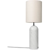 Image de GUBI lampadaire GRAVITY XL HIGH (Blanc - Marbre et Tissu Canvas)