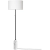 Image de GUBI lampadaire GRAVITY (Blanc - Marbre et Tissu blanc)