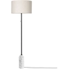 Image de GUBI lampadaire GRAVITY (Blanc - Marbre et Tissu Canvas)