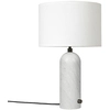 Image de GUBI lampe de table GRAVITY SMALL (Blanc - Marbre et Tissu blanc)