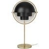 Image de GUBI lampe de table MULTI-LITE SMALL (Noir et laiton - Métal)