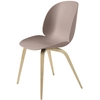 Image de GUBI chaise BEETLE DINING CHAIR base en chêne (Sweet pink - Polypropylène et bois)