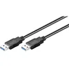 Image de Câble USB - MICROCONNECT - USB3.0 - 1m - Male/Male - Noir