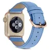 Image de dbramante1928 Madrid-Bracelet en Cuir véritable Saffiano pour Apple Watch 38/40 mm-Couleur Forever Blue Unisexe Adulte