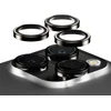 Image de Anneau De Protection Appareil Photo Iphone 15 Pro/pro Max Ultra-résistant Noir Panzer Glass